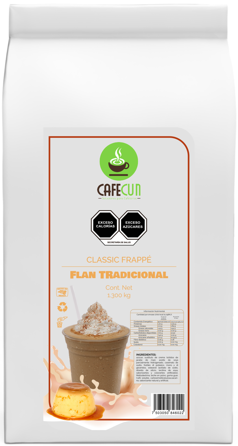 Classic Frappé Flan Tradicional